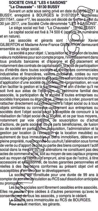 Contenu publication