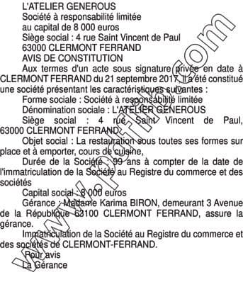 Contenu publication