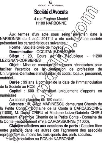 Contenu publication