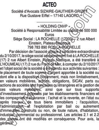 Contenu publication