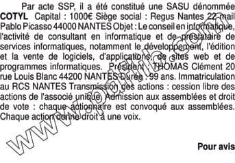 Contenu publication