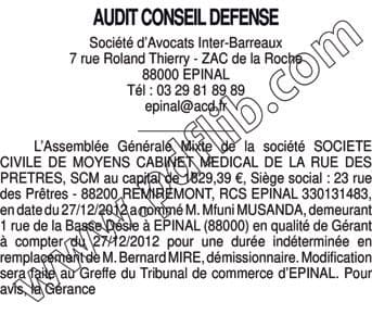 Contenu publication