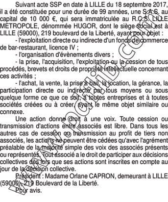 Contenu publication