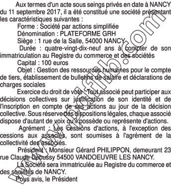 Contenu publication