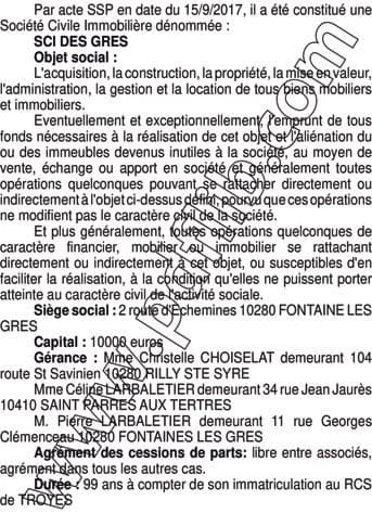 Contenu publication