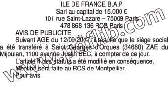 Contenu publication