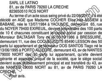 Contenu publication