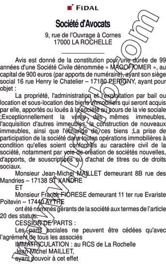 Contenu publication
