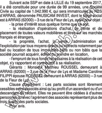Contenu publication