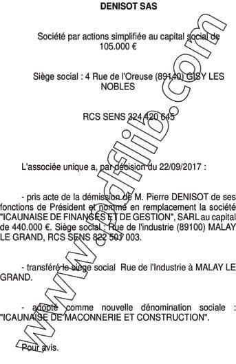 Contenu publication