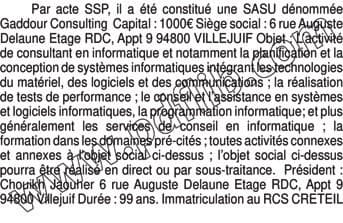 Contenu publication