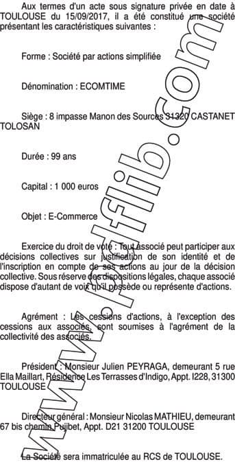 Contenu publication