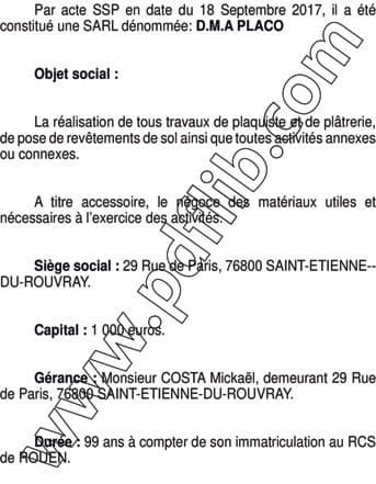 Contenu publication