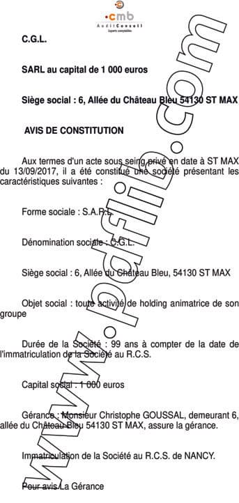 Contenu publication
