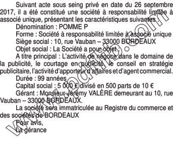 Contenu publication