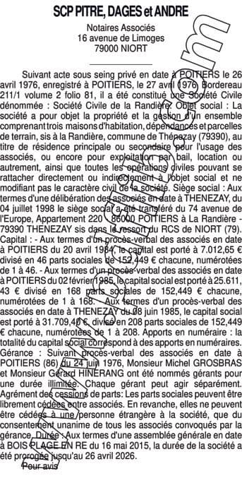 Contenu publication