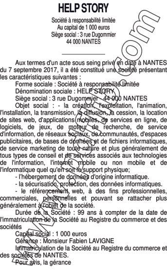 Contenu publication