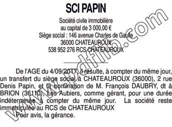 Contenu publication