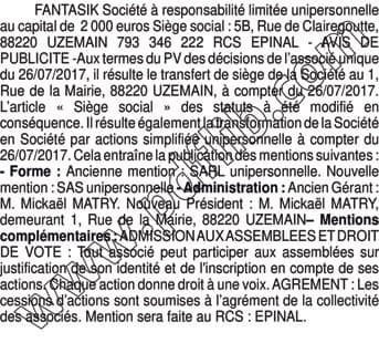 Contenu publication