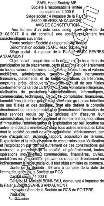 Contenu publication