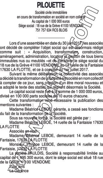 Contenu publication
