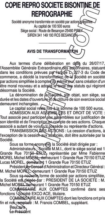Contenu publication