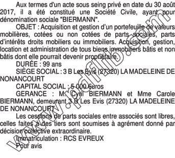Contenu publication