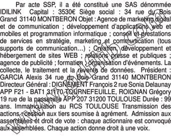 Contenu publication