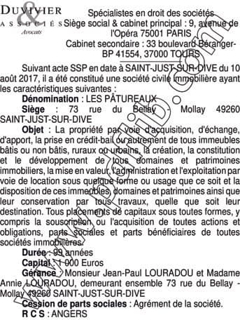 Contenu publication