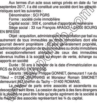 Contenu publication