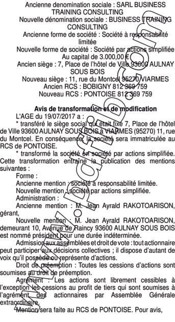 Contenu publication