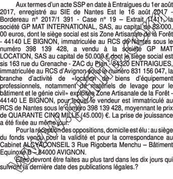 Contenu publication