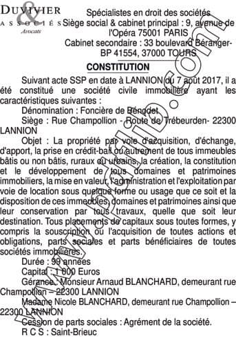 Contenu publication