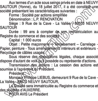 Contenu publication