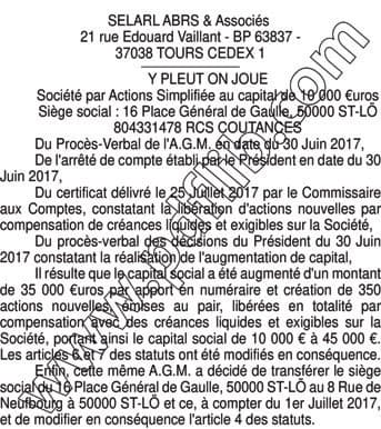 Contenu publication