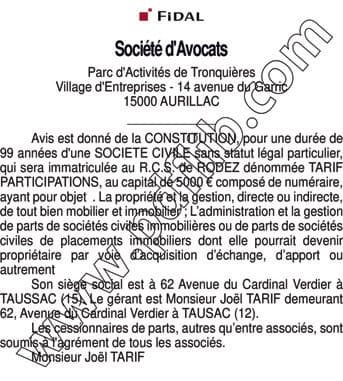 Contenu publication