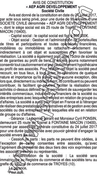 Contenu publication