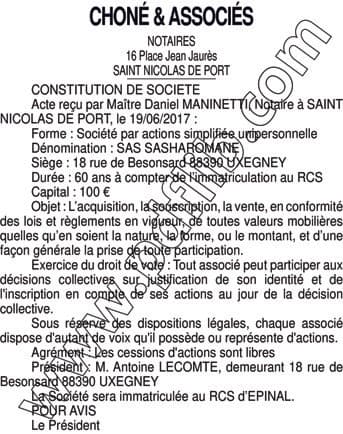 Contenu publication