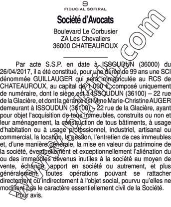Contenu publication
