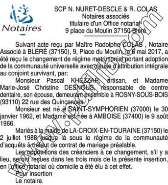 Contenu publication