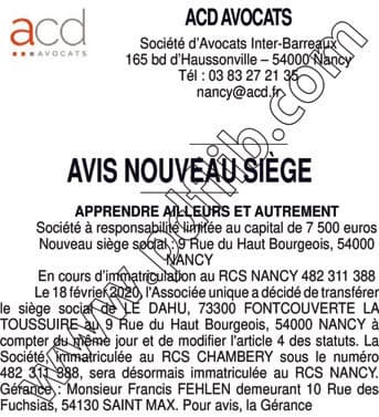 Contenu publication
