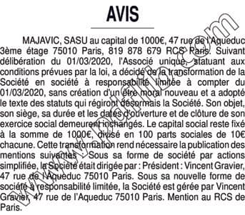 Contenu publication