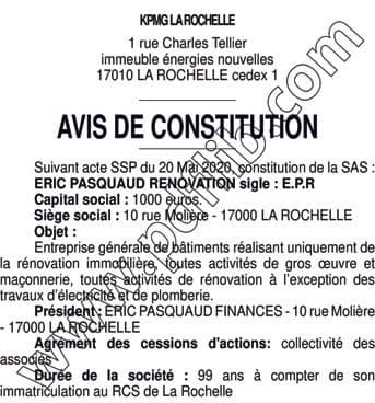 Contenu publication
