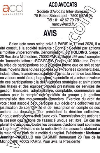 Contenu publication
