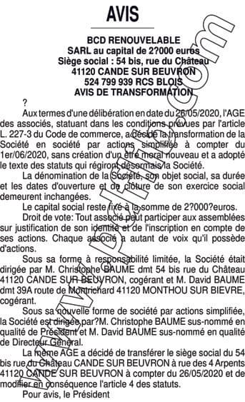Contenu publication