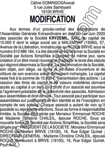 Contenu publication
