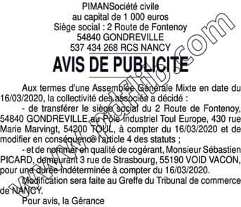 Contenu publication