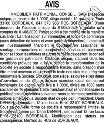 Contenu publication