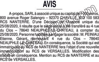 Contenu publication