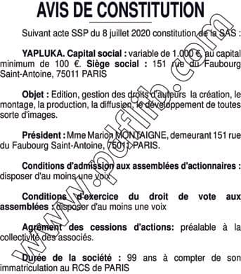 Contenu publication